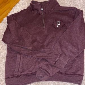 Victoria Secret PINK half zip up hoodie